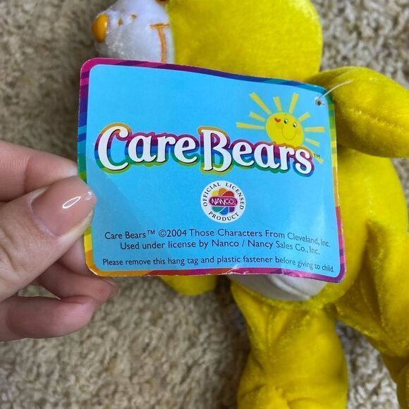NWT VTG 2004 Care Bears 8.5'' Sunshine Bear Stuffed Animal Collectable - Picture 6 of 7